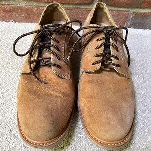 Cole Haan Grand OS Derby Suede Tan Lace Up Shoes Size 9.5 M